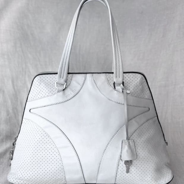 PRADA 00'S 아카이브 프라다 비텔로 드라이브 볼링백-해외발송