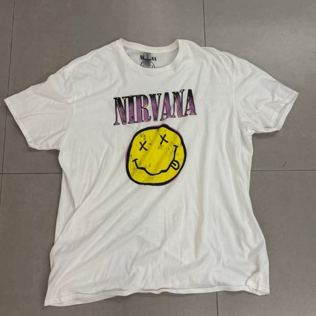 Nirvana 빈티지 티셔츠