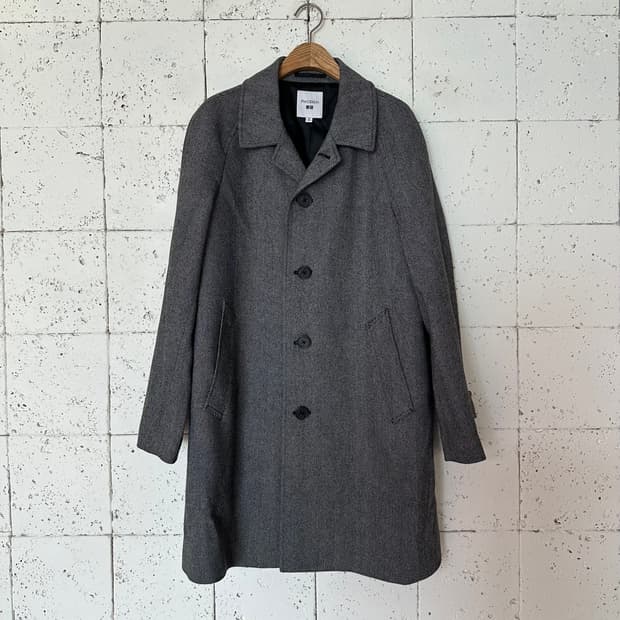 M 유니클로 JW앤더슨 헤링본 코트