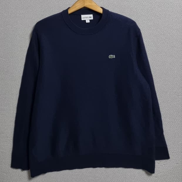 XL ) 라코스테 네이비 울100% 니트