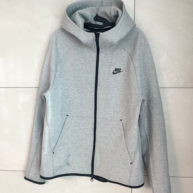 나이키 테크팩 후드집업 그레이 [L]
