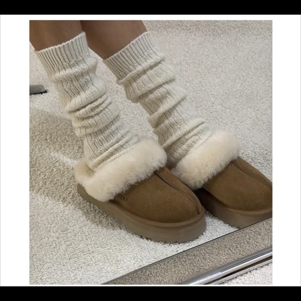 울 니트 레그워머 아이보리 ‼️새상품‼️