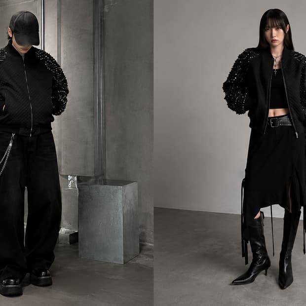 Season Y 아방가르드 스터드 블랙 블루종 Free