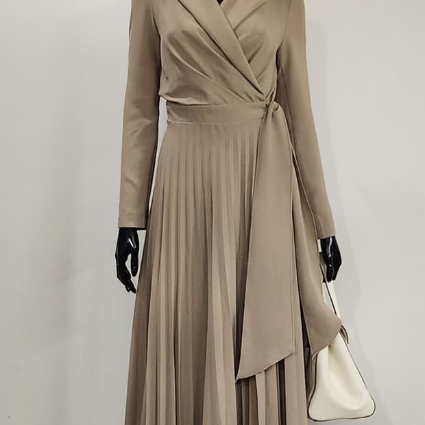 랩 맥시 원피스 