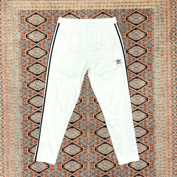 아디다스 삼선 화이트 베켄바우어 트랙팬츠 남성XL