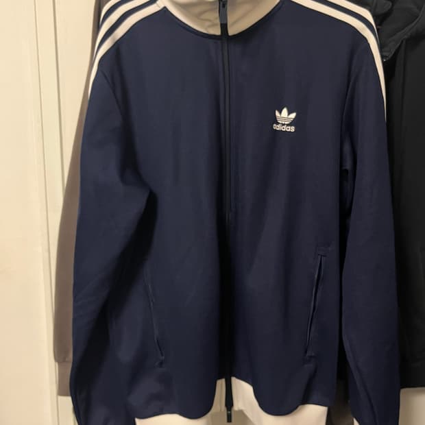 아디다스 베켄바우어 나이트 인디고 트랙탑 져지 XL