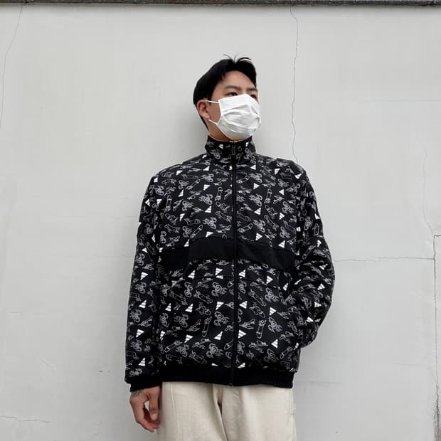 XL)아디다스 박스핏 리버시블 바람막이 자켓