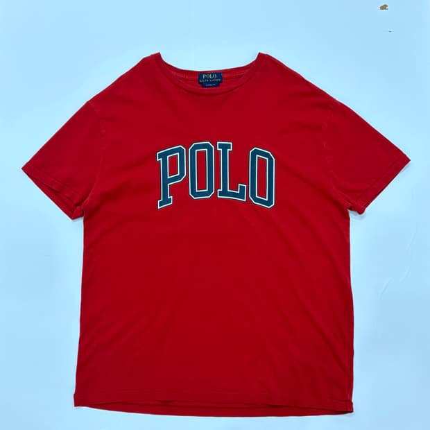 Polo 폴로랄프로렌 레드 빅로고 티셔츠