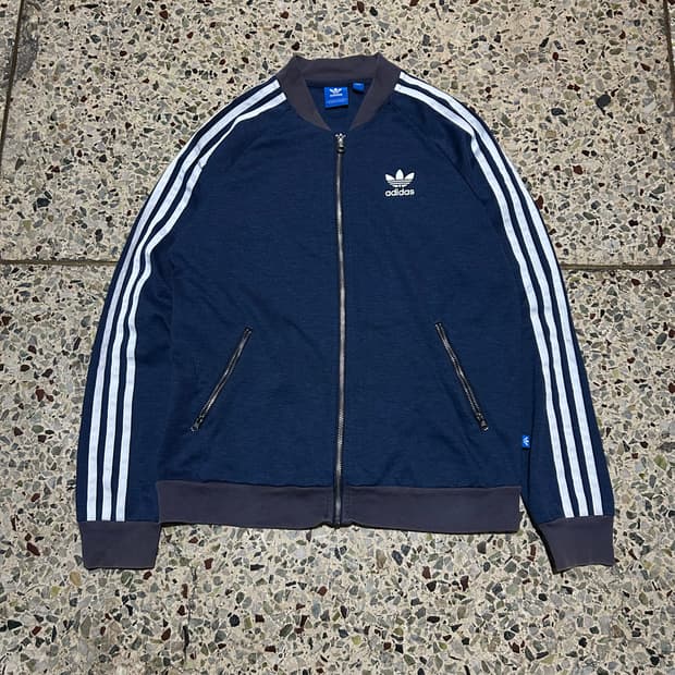 아디다스(ADIDAS) 네이비 슈퍼스타 트랙탑 져지