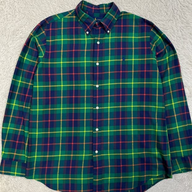 폴로 랄프 로렌 체크 셔츠/#2702