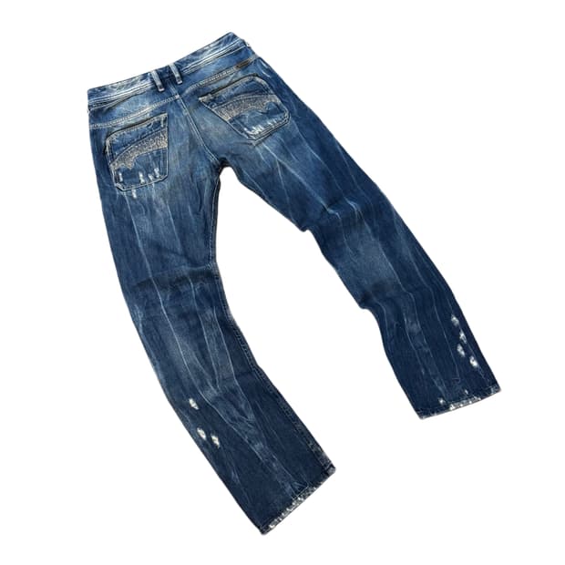 디젤 아카이브 워싱 데님 팬츠 중청 (30-31)