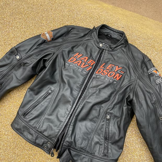 할리데이비슨 가죽 라이더 자켓