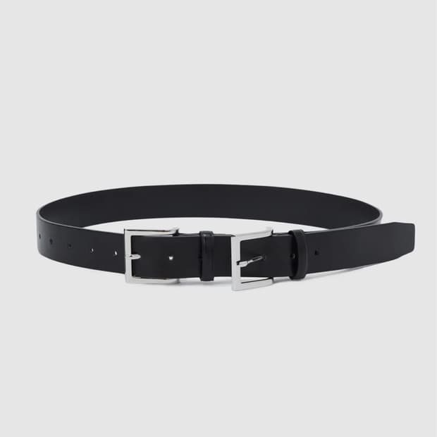 Lcdc 엘씨디씨 DOUBLE BUCKLE LEATHER BELT