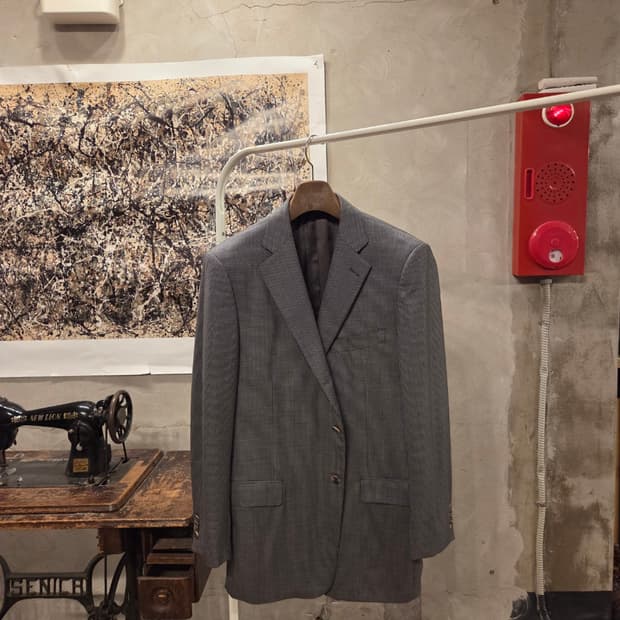 에르메네질도 제냐 트위드자켓