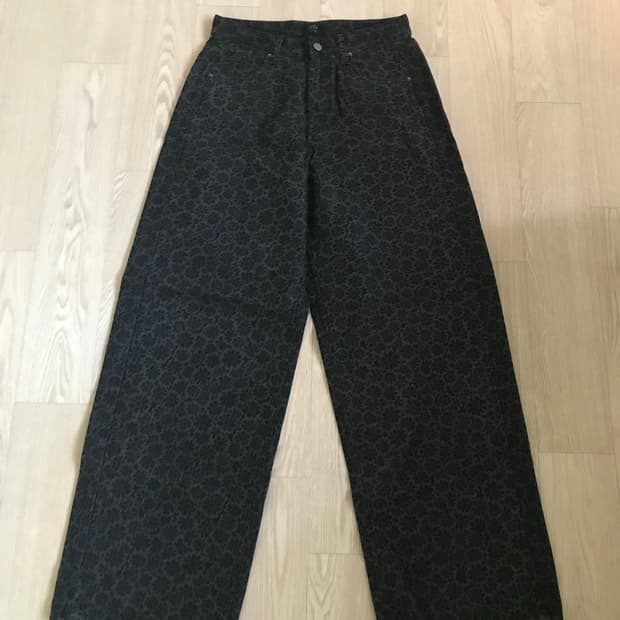 꽃패턴 와이드 팬츠