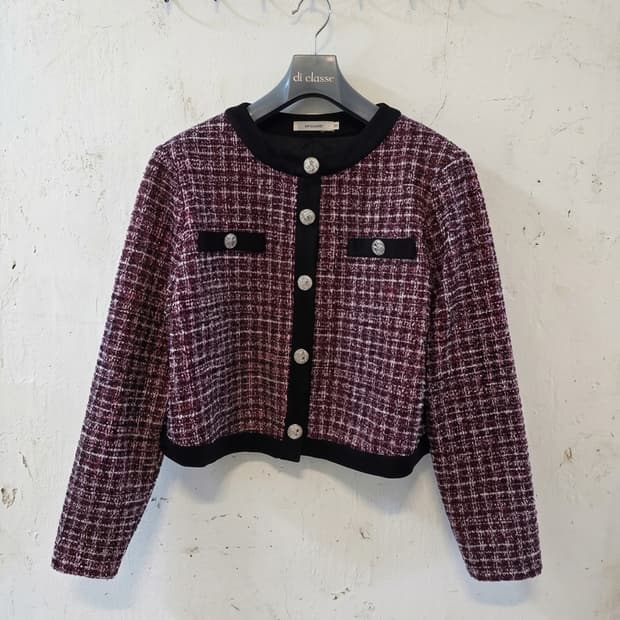 CHICLINE 트위드 자켓 XL