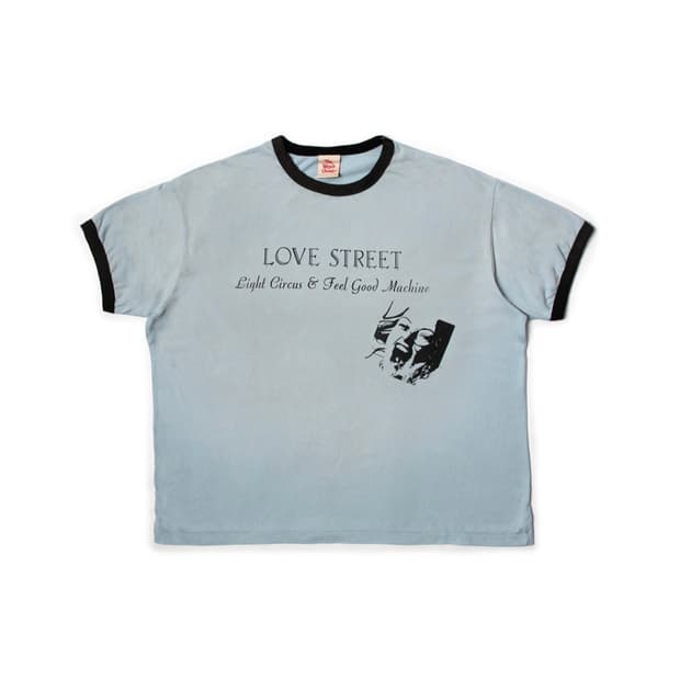 2) 뤡코즈 링거티 스카이블루 LOVE STREET TEE Ringer