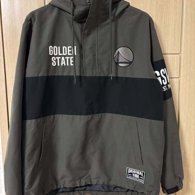 골든스테이트 NBA 바람막이 후드 자켓