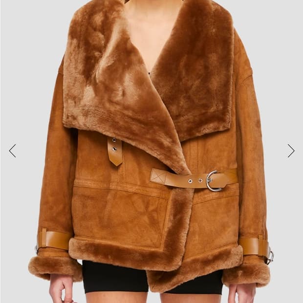 새상품 쇼디치 스키 클럽 양털 시어링 무스탕(233만원/국내매장판)