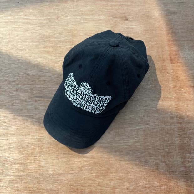 Ersco Black Script Logo Cap  