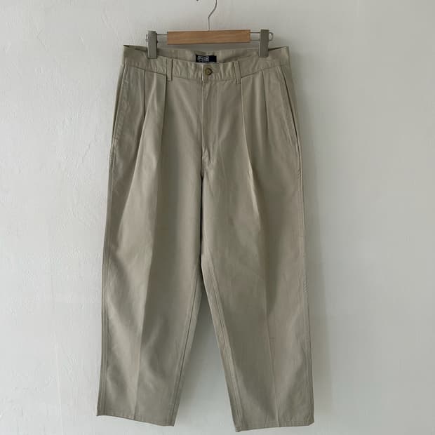 80-90's old label polo 2tuck chino pant.