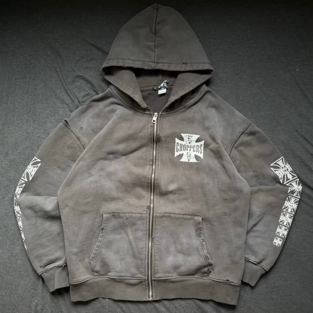90s West Coast Choppes Zip-up Hoodie