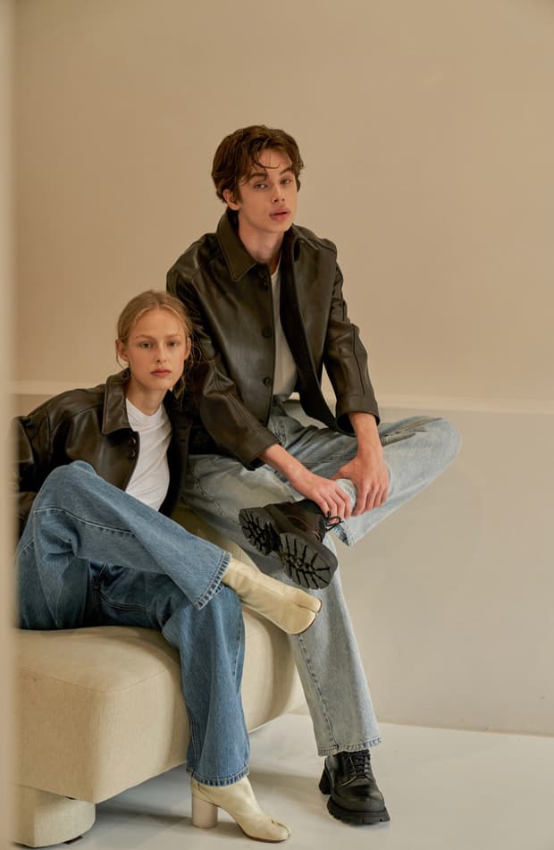 stu 20fw 래더자켓 다크브라운