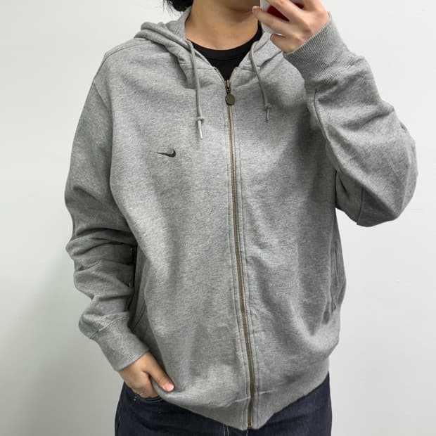 [XL] 나이키 그레이 후드집업