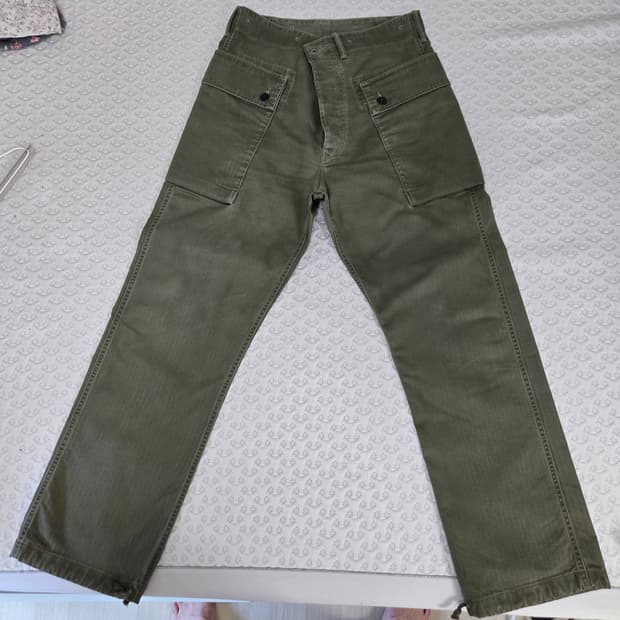 RRL 헤링본 카고 팬츠