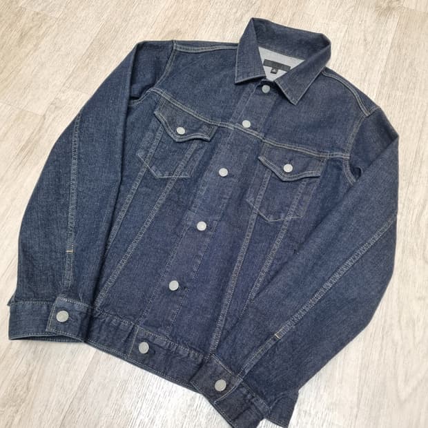 유니클로 인디고 데님 청자켓 XL