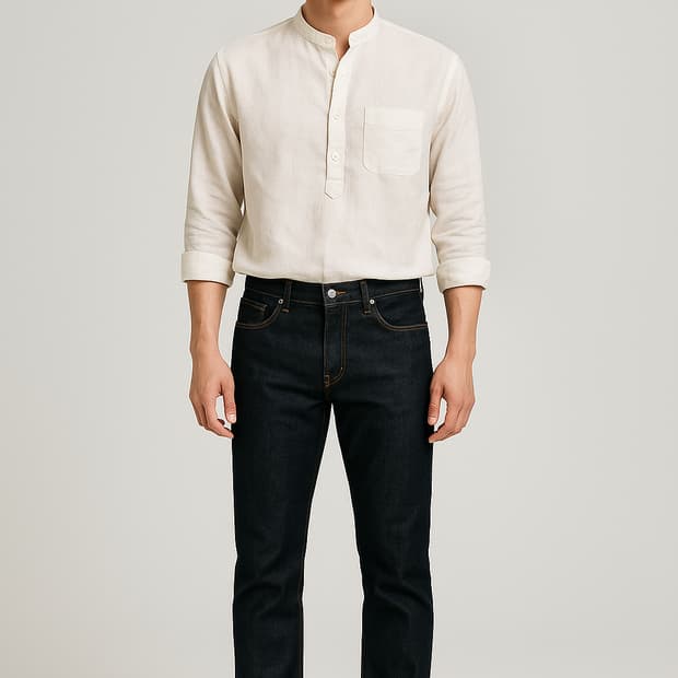 PLAC .블랙랙 데님 청바지_M