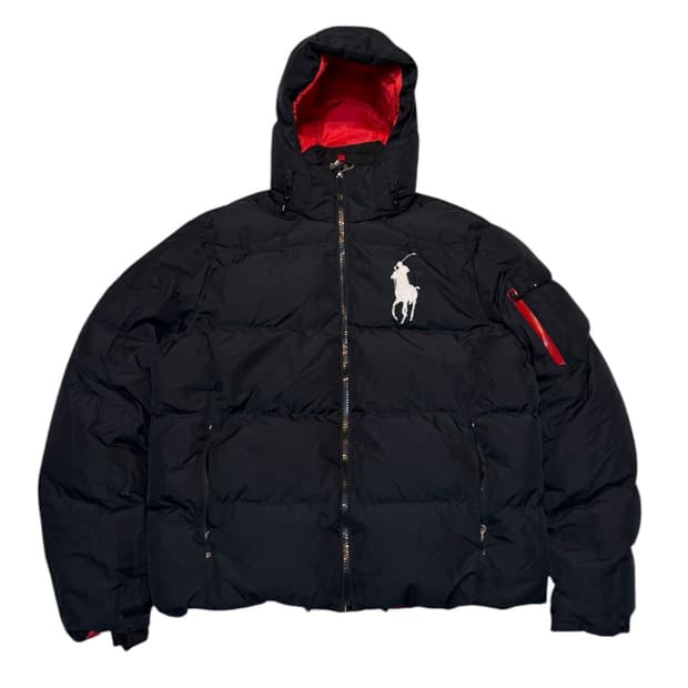 폴로 랄프로렌 신형 빅포니 덕다운 패딩 블랙