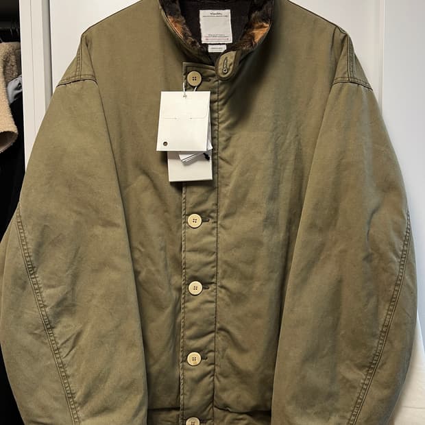 [3] visvim 비즈빔 25ss 덱핸드 deckhand 올리브