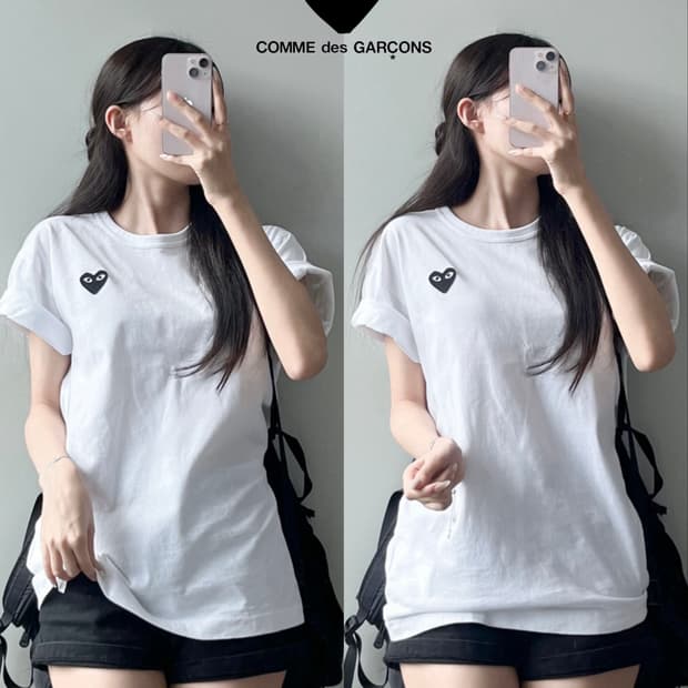 꼼데가르송 반팔티