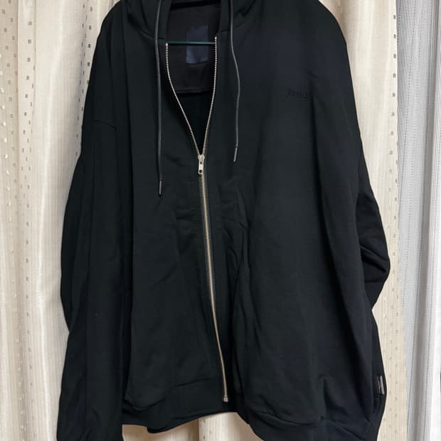 준지 오버핏 후드집업