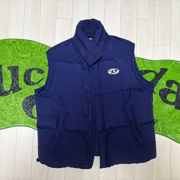 디젤 패딩베스트(navy)
