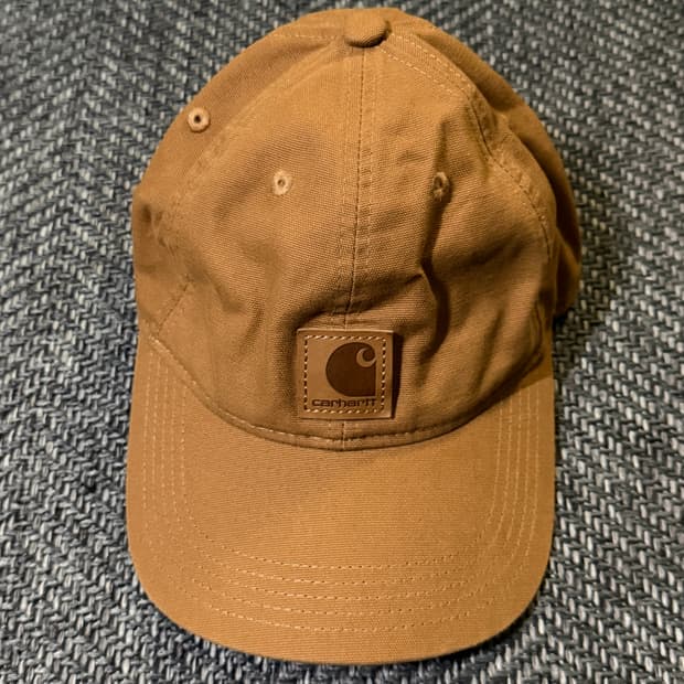 칼하트 캔버스 캡 브라운