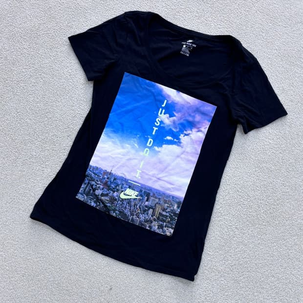 S 나이키 여성 프린팅 반팔 티셔츠 0413E