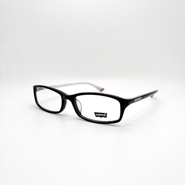 LEVI'S 리바이스 블랙 슬림 스퀘어 뿔테