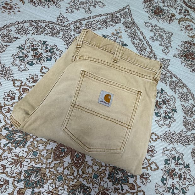Carhartt칼하트 카펜터 팬츠 탄 34*32