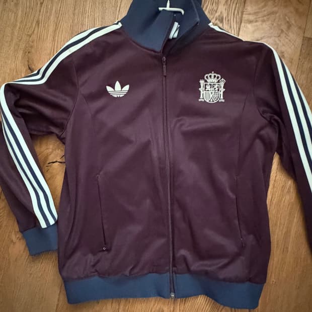 아디다스 스페인 베켄바우어 트랙 자켓 쉐도우 마룬xxl판매합니다