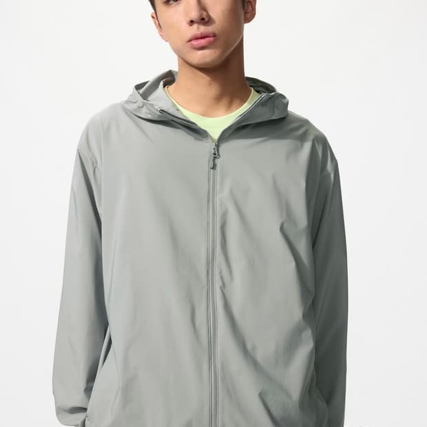 [M] 유니클로 포켓터블UV PROTECTION파카 그레이