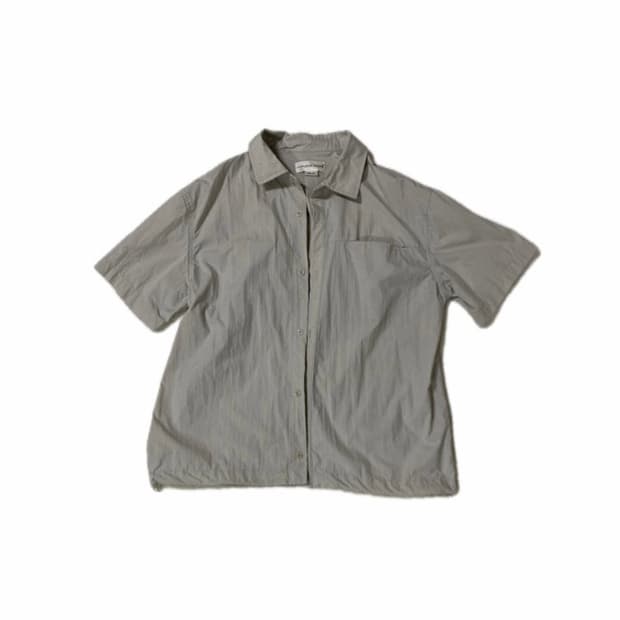 라퍼지스토어 와이드 스프링 하프 셔츠 샌드그레이