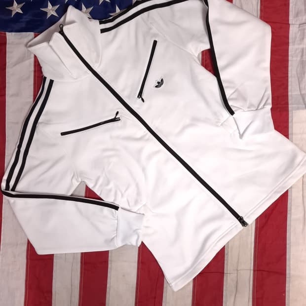 새제품 오리지날 아디다스 산레모 굿이어 화이트 져지