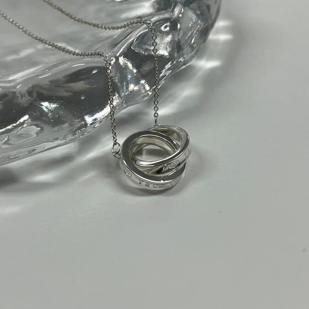 티파니앤코 1837 인터라킹 서클 목걸이