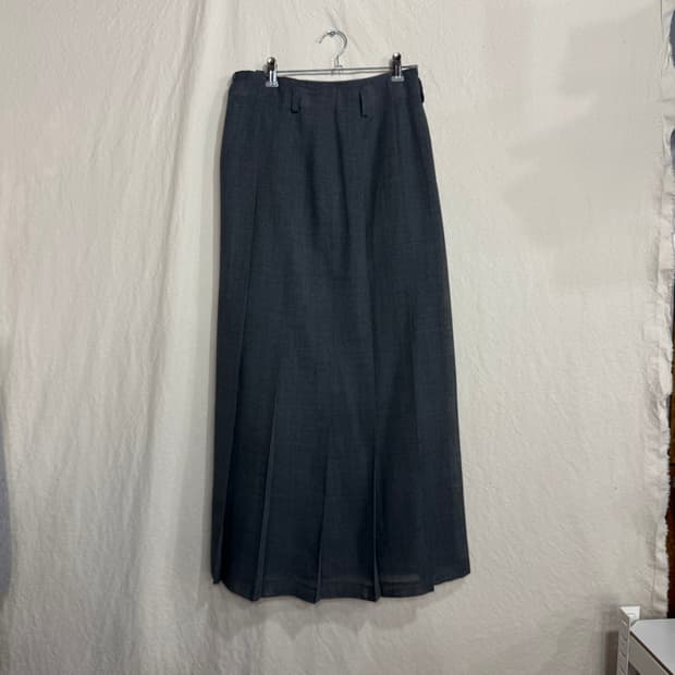 JP 플리츠 롱스커트