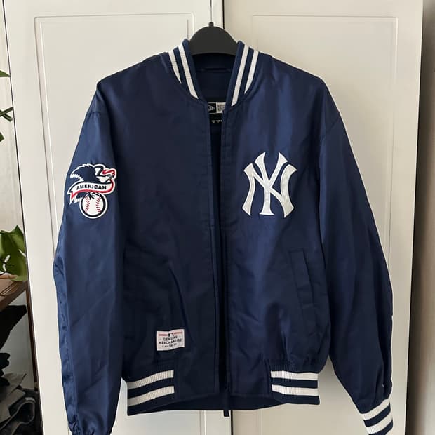 뉴욕 양키스 네이비 야구 점퍼 90(S)