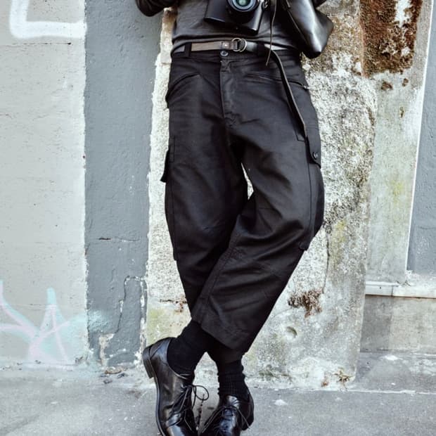 <구매글> Textured Half Cargo Pants