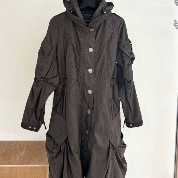 마리떼 프랑소와 저버 후드 롱 자켓 코트