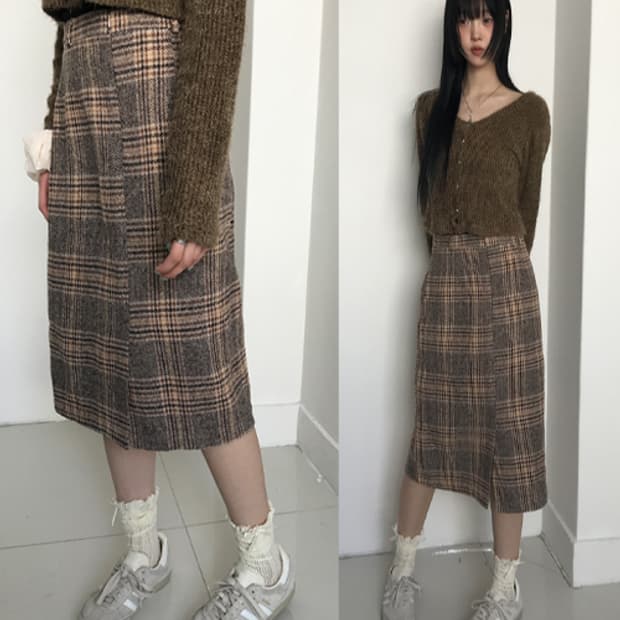 Check slit skirt